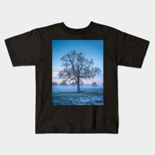 Frosty Winter Tree Kids T-Shirt